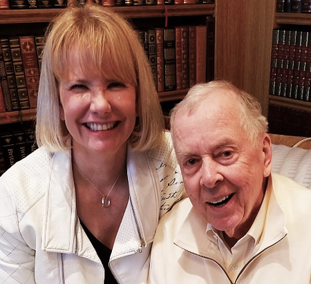 Chrysta Castaneda and T. Boone Pickens